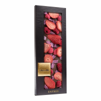 Молочный шоколад ChocoMe G125, Йогурт из голубики, клубника, малина, 110г.