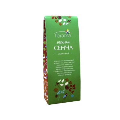 Чай зеленый Florance Нежная Сенча, 75г. Чай зеленый Florance Нежная Сенча, 75г.