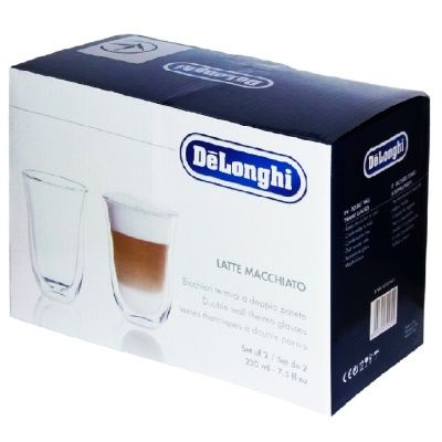 DeLonghi 2 чашки для латте DBWALLLATTE 220 мл. DeLonghi 2 чашки для латте DBWALLLATTE 220 мл.