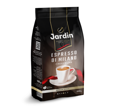 Кофе в зернах Jardin Espresso di Milano, 1кг Кофе в зернах Jardin Espresso di Milano, 1кг