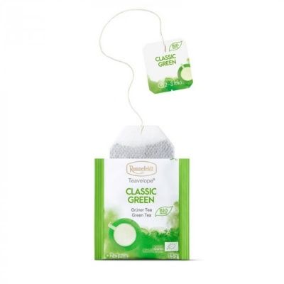 Чай зеленый Ronnefeldt Teavelope Classic Green (Классический Зеленый) BIO, пакетики 25x1.5 гр.