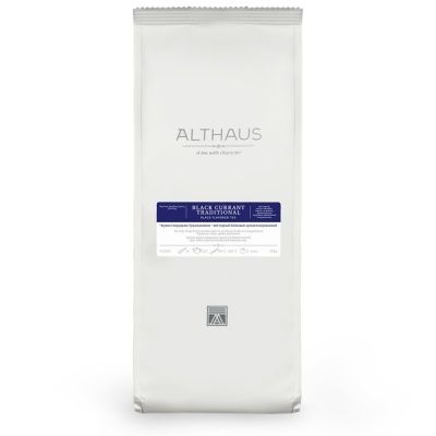 Чай черный Althaus Black Currant Traditional ароматизированный листовой, 250гр