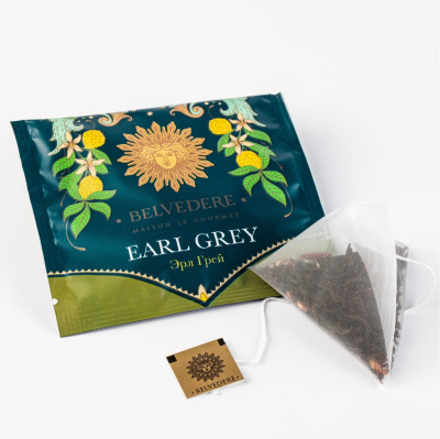 Чай черный Belvedere Earl Grey в пирамидках 100x3гр. Чай черный Belvedere Earl Grey в пирамидках 100x3гр.