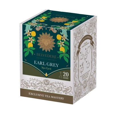 Чай черный Belvedere Earl Grey в пирамидках 20x3гр.
