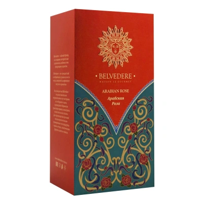 Чай зеленый ароматизированный Belvedere Arabian Rose ( Арабская Роза), 100г. Чай зеленый ароматизированный Belvedere Arabian Rose ( Арабская Роза), 100г.